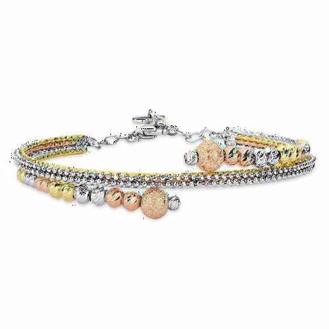 Bracelet - Women's Silver Bracelet Without Stone 100347273 - Turkey