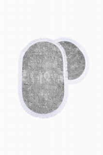 Latex Non-Slip Base Digital Print Velvet Carpet Megan Gray-White 180x280 cm 100330383