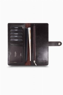 Guard Large Croco Brown Leather Phone Wallet with Card and Money Slot 100345670