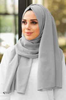 Other Shawls - Grauer Hijab-Schal 100339415 - Turkey