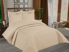 Dowry Bed Sets - Story Micro Double Bedspread Cappucino 100330339 - Turkey