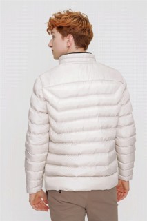 Men's White Dynamic Fit Casual Fit Edmonton Quilted Coat 100350632