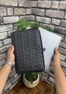 Briefcase & Laptop Bag - Clutch mit Guard-Stickereimuster in Anthrazit 100346155 - Turkey