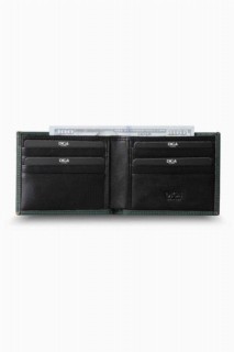 Diga Green Road Print Classic Leather Men's Wallet 100345919