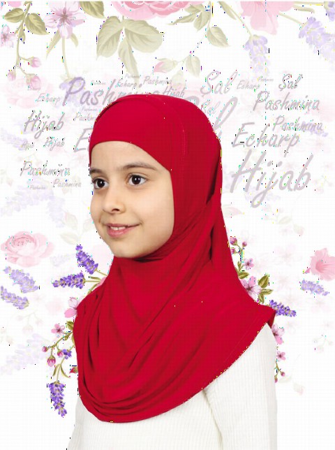 Ready to wear Hijab-Shawl - Red - Code: 78-31 100294073 - Turkey