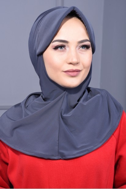 Woman Bonnet & Hijab - وشاح قبعة رياضية مدخن - Turkey
