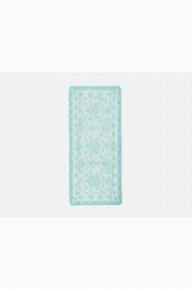 Knitted Panel Pattern Console Cover Spring Turquoise 100259216