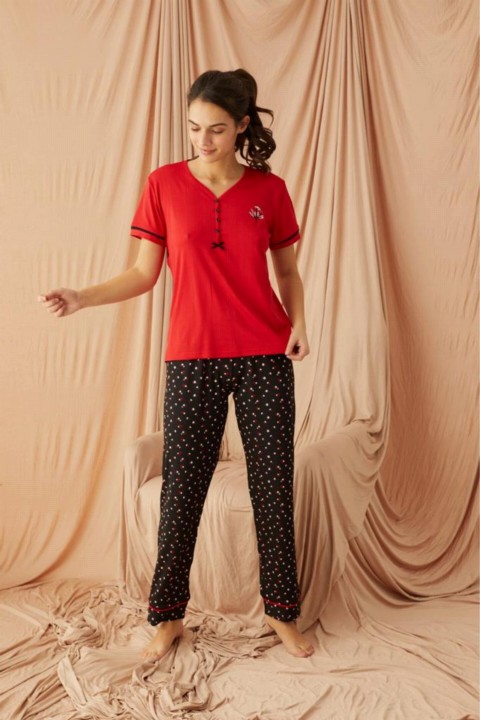 Women's Patterned Pajamas Set 100342620