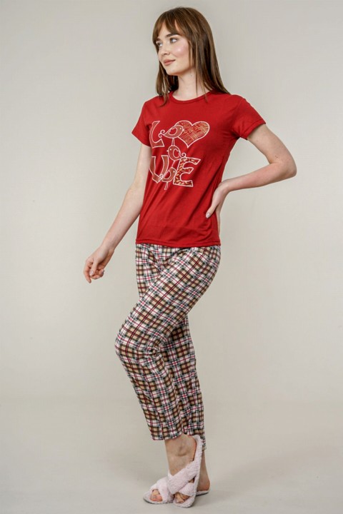 Women's Printed Pajamas Set 100325954