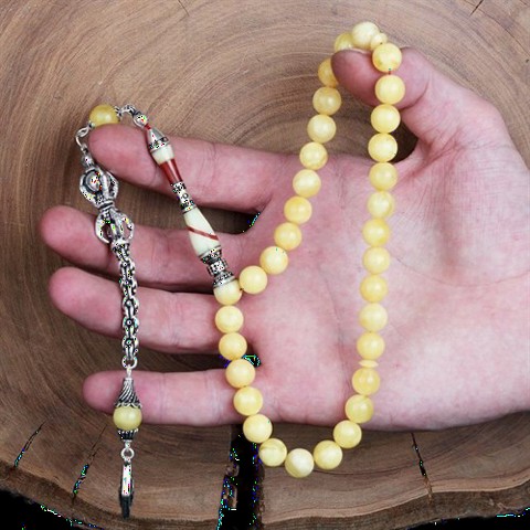 Tasbih Special Embroidered Original Amber Drop Rosary 100349542