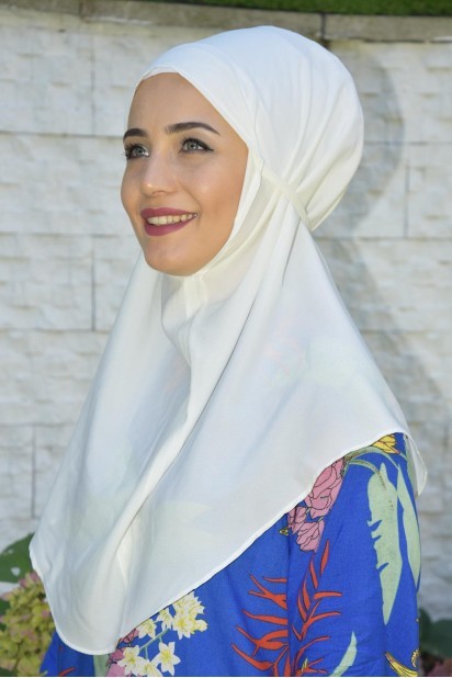 All occasions - Nowa Tie Hijab Ecru 100285438 - Turkey