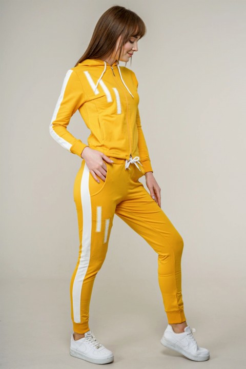 Pajamas - Besticktes Premium Trainingsanzug-Set für Damen 100342755 - Turkey