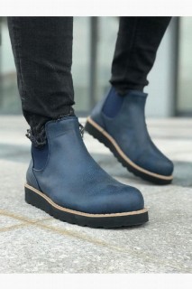 Men's Boots NAVY BLUE 100341930