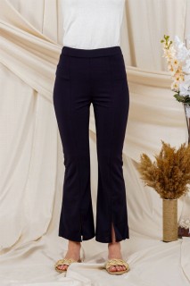 Women's Front Slit Flared Trousers 100326080