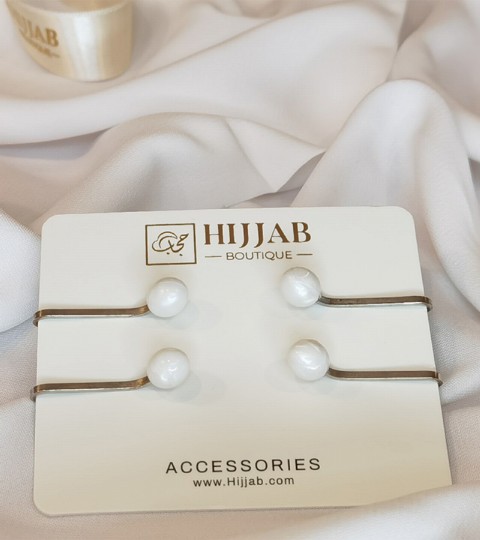 Hijab Accessories - 4 عدد روسری گیره حجاب مسلمان - Turkey