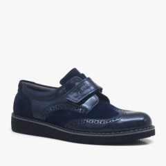 Sport - Hidra Patent Velcro Childs Daily School Shoes 100278715 - Turkey