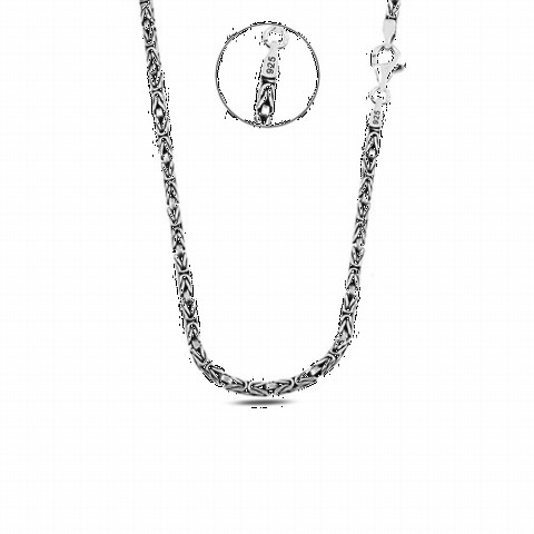 Necklace - سلسلة قلادة الملك الفضية 2.8 مم 100349701 - Turkey