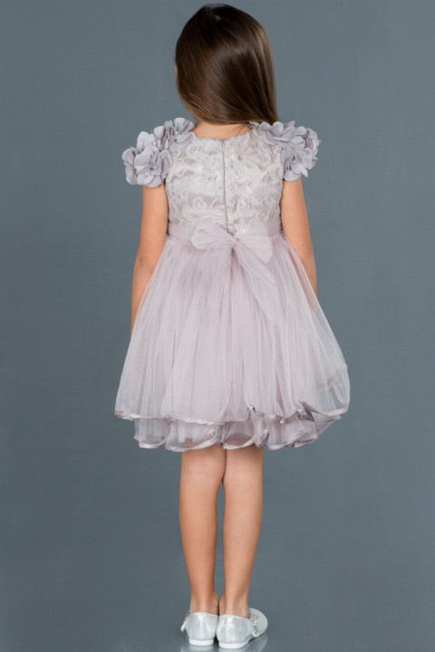 Evening Dress Flower Detailed Child Evening Dress 100297709