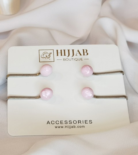 Hijab Accessories - 4 pcs Muslim Hijab Clip Scarf 100298829 - Turkey