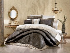 Bed Covers -  طقم غطاء لحاف 9 قطع أسود ذهبي 100332032 - Turkey