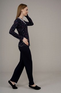 Lingerie & Pajamas - Women's Floral Patterned Pajamas Set 100325842 - Turkey