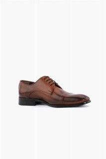 Others - Men's Hazelnut Metal Stripless Classic Analin Shoes 100350904 - Turkey