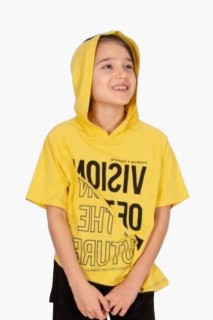 Boy's Mystery Written Yellow Shorts Suit 100328320