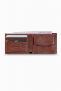 Coin Tobacco Tan Genuine Leather Horizontal Men's Wallet 100346305
