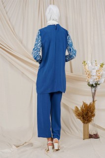 Women's Zebra Patterned Double Suit 100326047