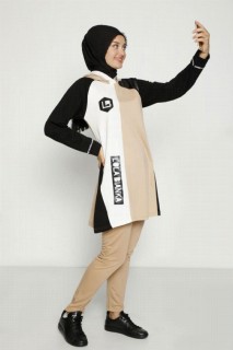 Lingerie & Pajamas - Women's Garni Hooded Tracksuit Set 100325566 - Turkey