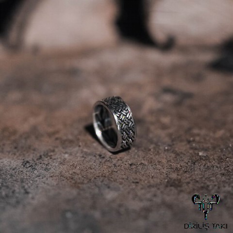 Auger Model Silver Wedding Ring 100347714