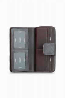Guard Brown Zippered Leather Hand Portfolio 100345699