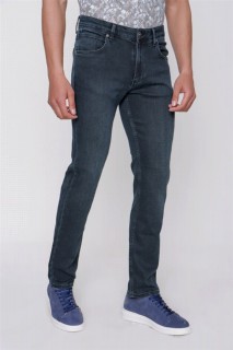 Men Clothing - Men Khaki Monaco Denim Jeans Dynamic Fit Casual Fit 5 Pocket Trousers 100350847 - Turkey