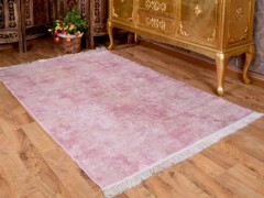 Others Item - Non-Slip Base Digital Print Velvet Carpet Duru Powder 150x220 Cm 100258424 - Turkey