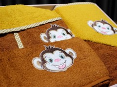 Monkey 4 Pcs 100% Cotton Baby Set 100329743