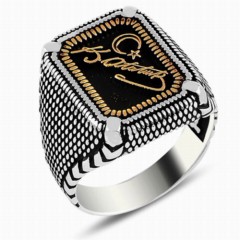 Stoneless Rings - Kemal Atatürk Signed Claw Silver Ring 100347672 - Turkey