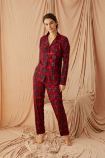 Women's Buttoned Pajamas Set 100325978