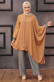 Cloth set - Sunuff Farbiges Dual-Suit-Kleid 100300481 - Turkey