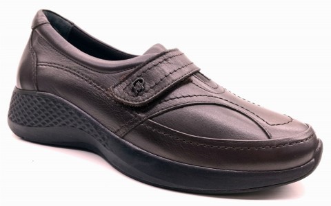 SHOEFLEX BUNYON - BROWN - WOMEN'S SHOES,Leather Shoes 100325229