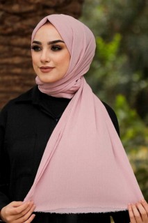Other Shawls - Powder Pink Hijab Shawl 100333961 - Turkey