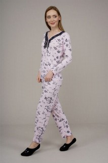 Women's Leaf Patterned Pajamas Set 100325839