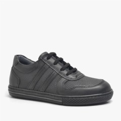 Boys - Genuine Leather Durable School Shoes for Boys 100278742 - Turkey