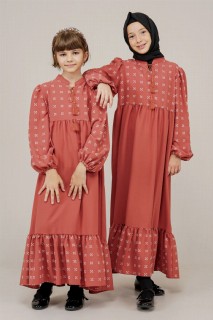 Daily Dress - Young Girl Tassel Detailed Pompom Dress 100352560 - Turkey