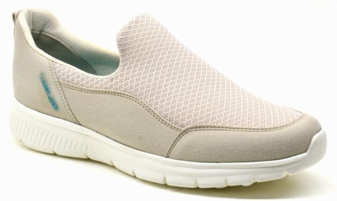 Shoes - COMFORT KRAKERS - BEIGE - MEN'S SHOES,Textile Sneakers 100325284 - Turkey