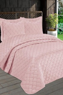 Lisbon Quilted Double Bedspread Powder 100330334