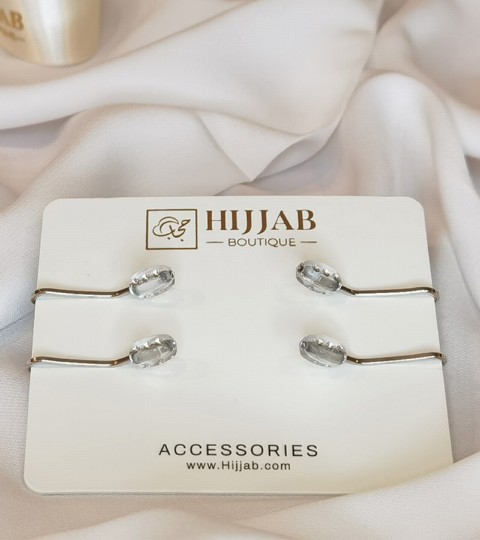 Hijab Accessories - Écharpe Clip Hijab Musulman 4 pièces - Turkey