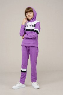 Young Girl's Detailed Tracksuit Set 100352525