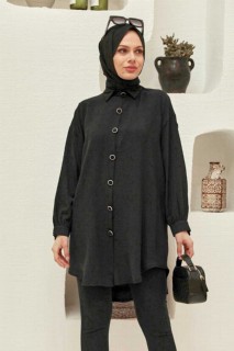 Tunic - Black Hijab Tunic 100340524 - Turkey