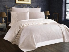 Bedding -  Lorena Double Pique Set Crème 100260023 - Turkey
