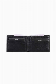 Black Slim Classic Leather Men's Wallet 100346340